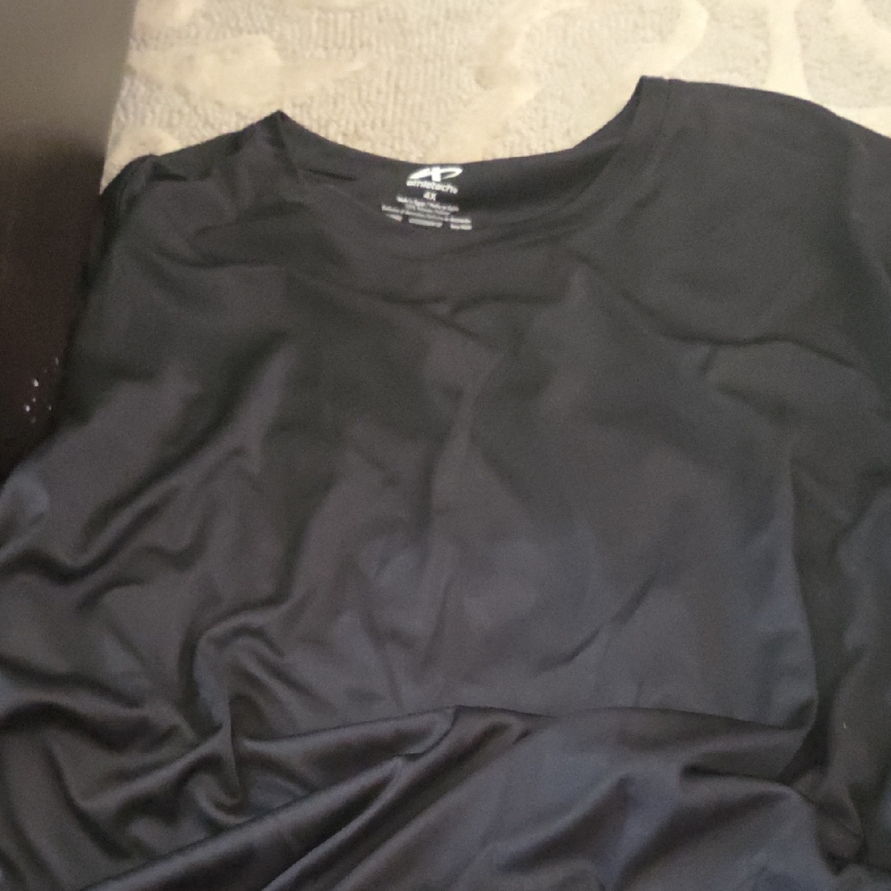 Athletic Works Black Men's Jersey Shirt